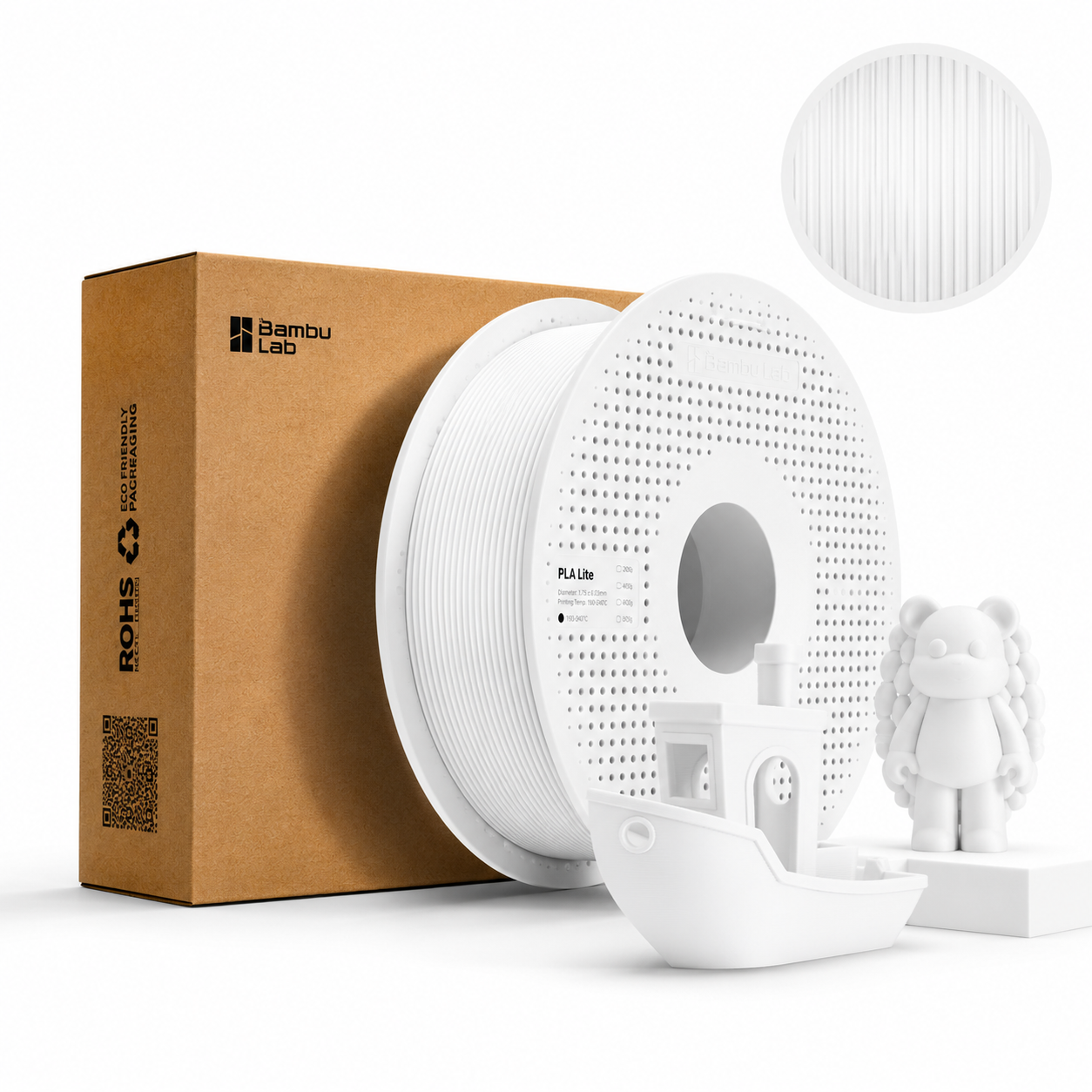 Bambu Lab PLA Lite Filament 1.75mm 1kg | Easy-to-Print High-Quality 3D Printing Filament