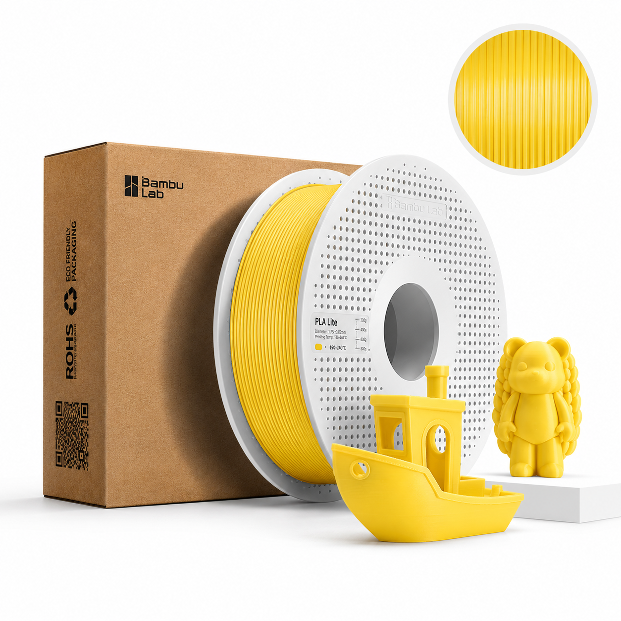 Bambu Lab PLA Lite Filament 1.75mm 1kg | Easy-to-Print High-Quality 3D Printing Filament