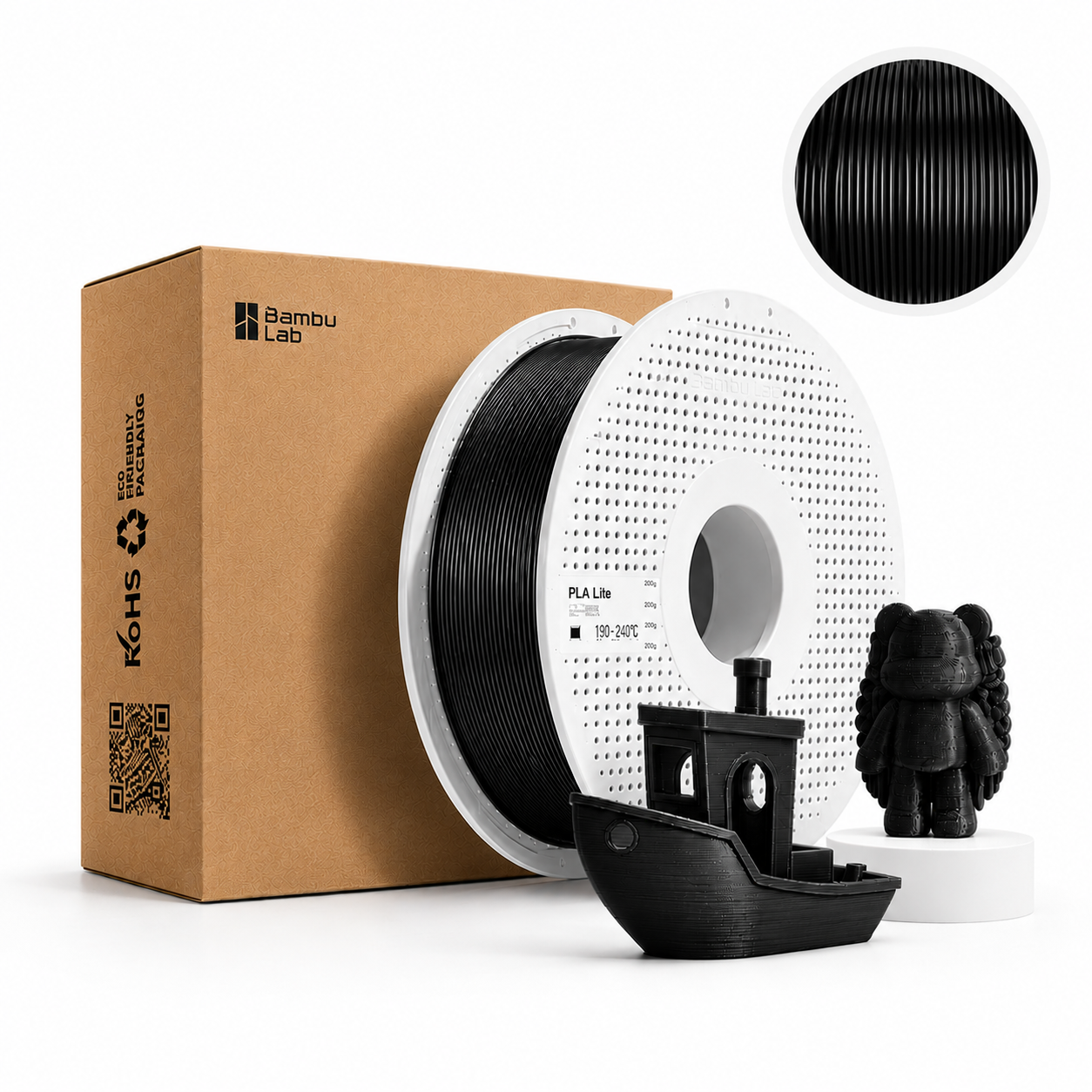 Bambu Lab PLA Lite Filament 1.75mm 1kg | Easy-to-Print High-Quality 3D Printing Filament