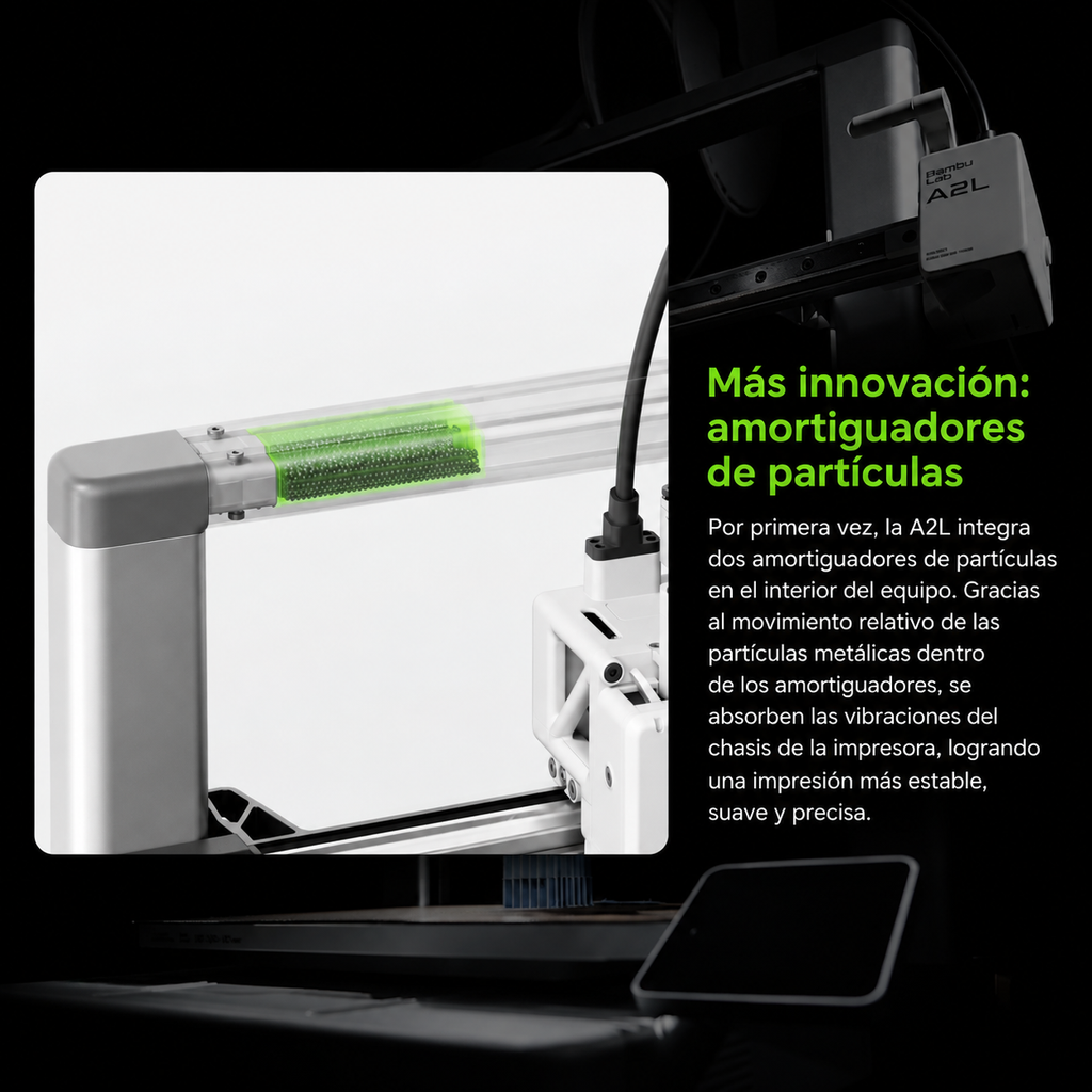 Bambu Lab A2L Combo con AMS lite | Impresora 3D Multicolor de Gran Formato