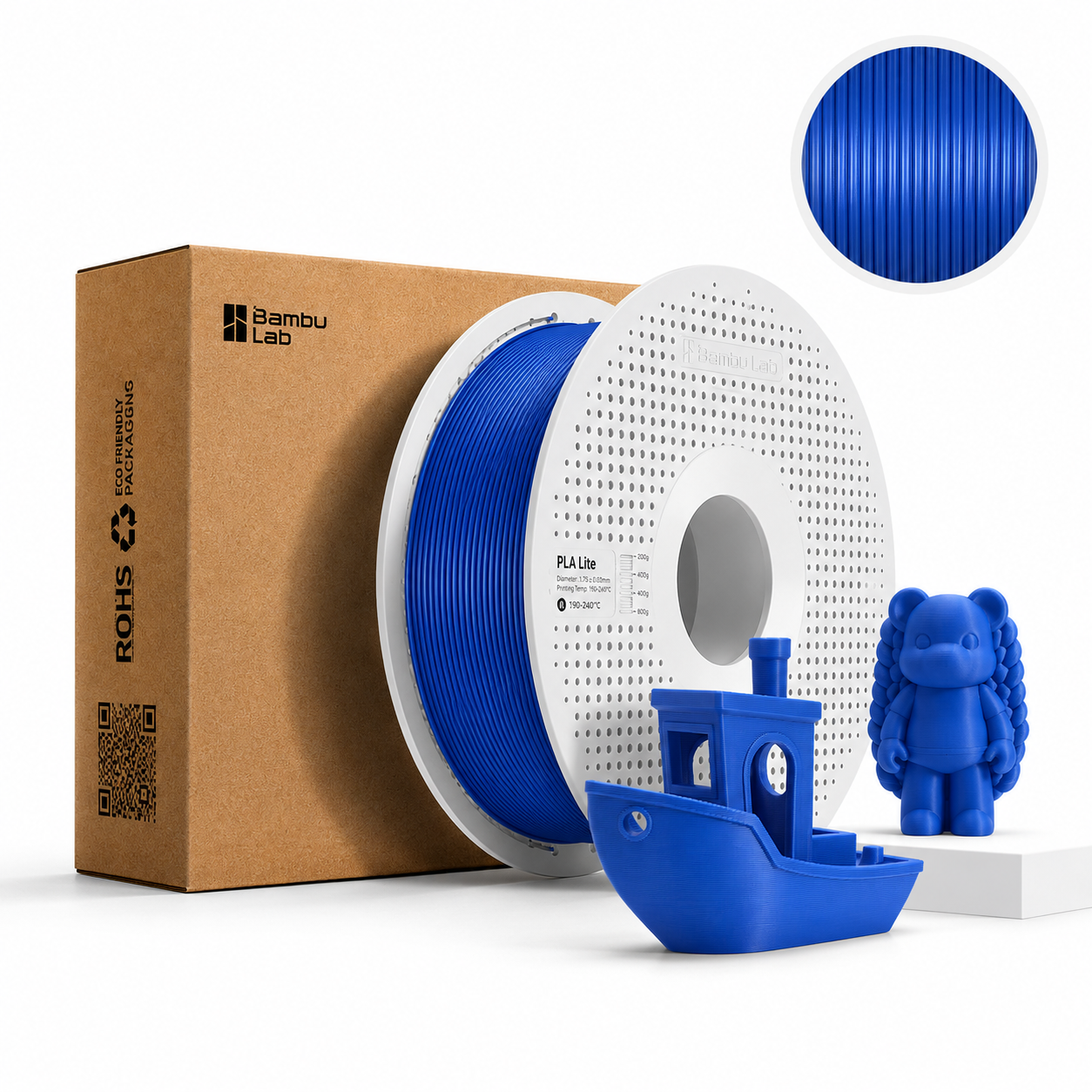 Bambu Lab PLA Lite Filament 1.75mm 1kg | Easy-to-Print High-Quality 3D Printing Filament