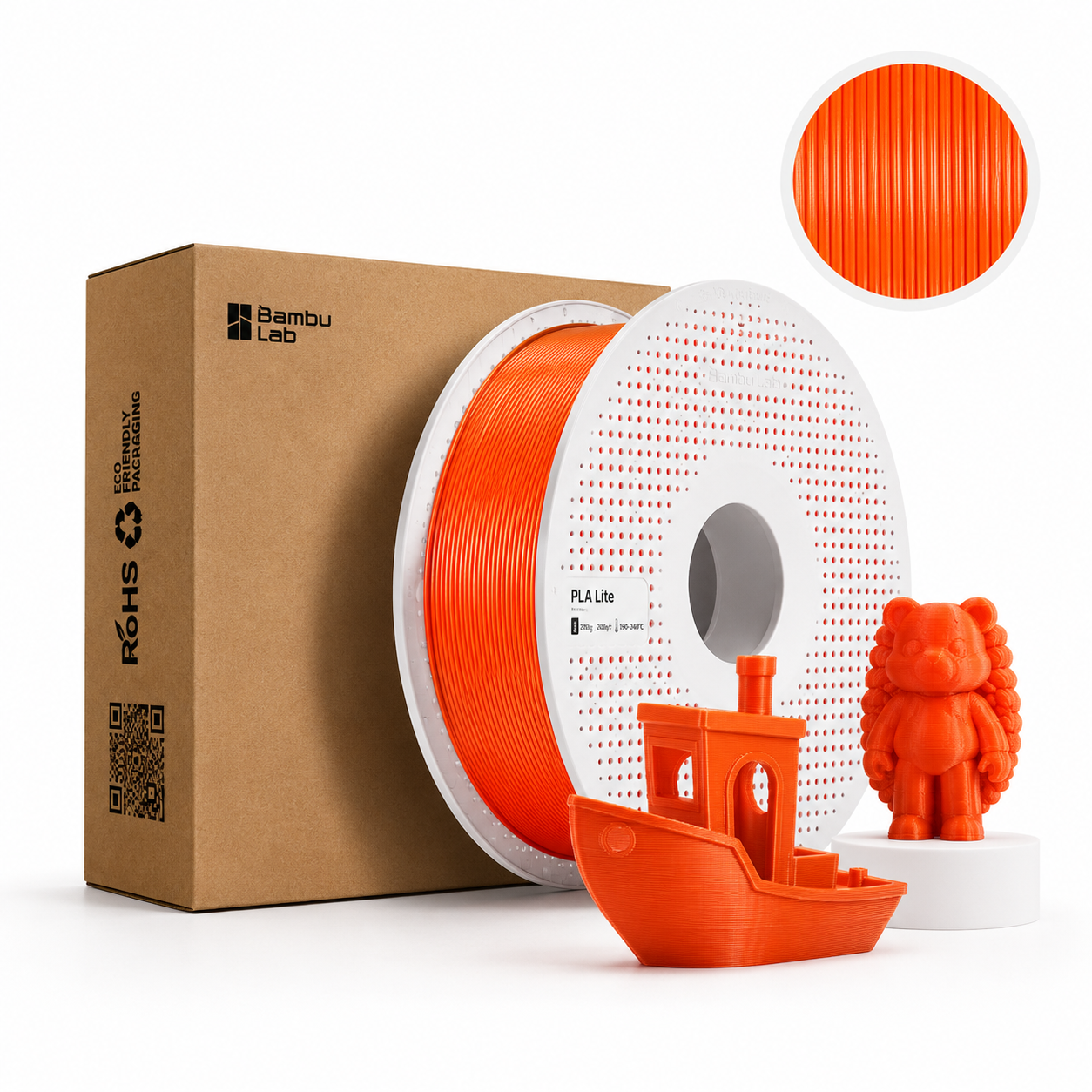 Bambu Lab PLA Lite Filament 1.75mm 1kg | Easy-to-Print High-Quality 3D Printing Filament