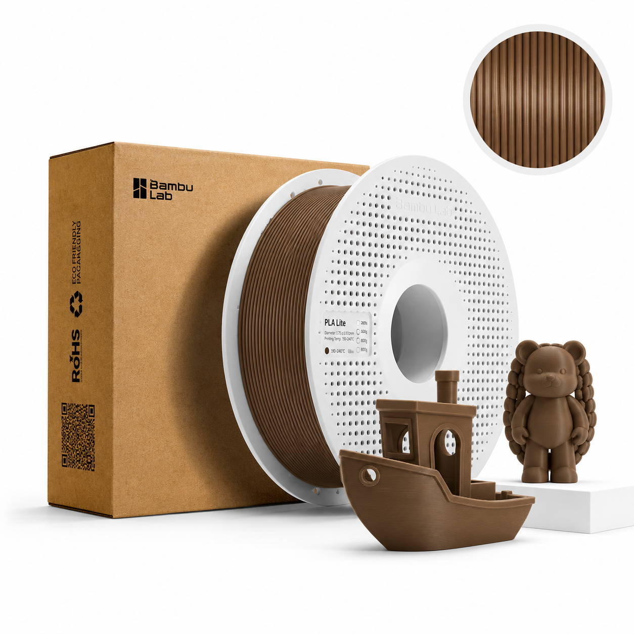 Bambu Lab PLA Lite Filament 1.75mm 1kg | Easy-to-Print High-Quality 3D Printing Filament