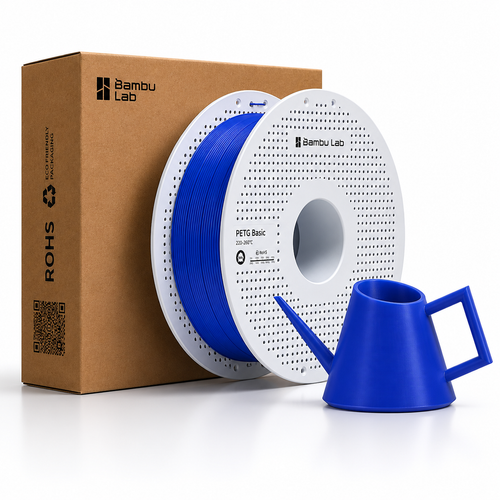 Filamento Bambu PETG Basic 1.75 mm 1 kg - Alta Resistencia y Excelente Calidad de Impresión