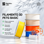 Filamento Bambu Lab PETG Basic 1.75 mm 1 kg Alta Resistencia