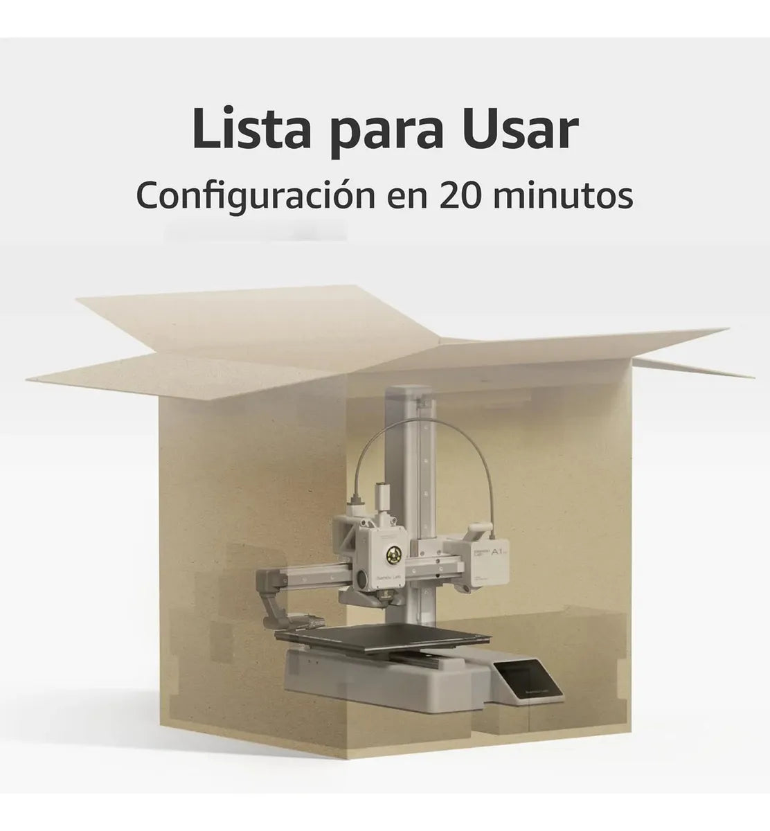 Bambu Lab A1 Mini Combo con AMS Lite | Impresora 3D FDM multicolor compacta