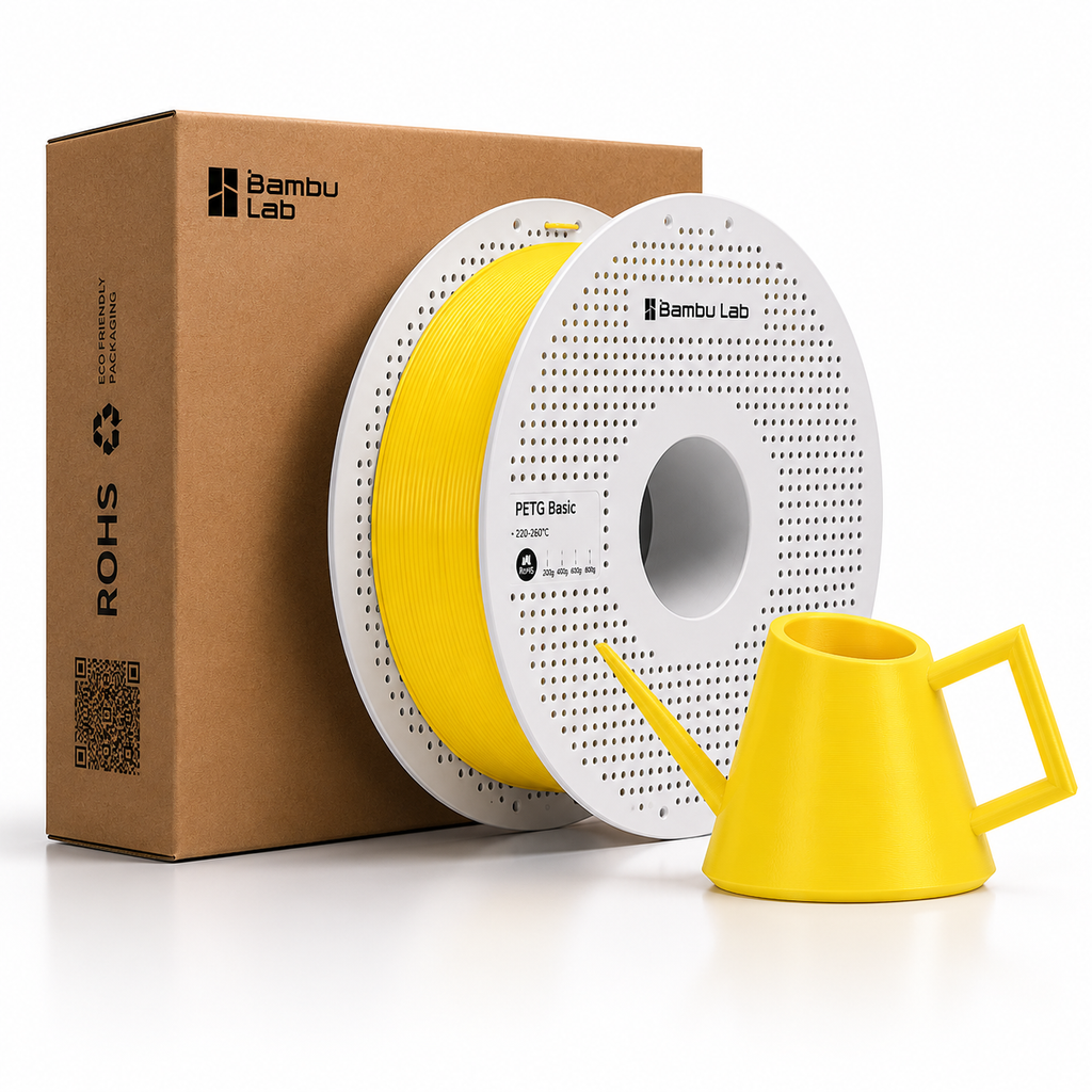 Filamento Bambu PETG Basic 1.75 mm 1 kg - Alta Resistencia y Excelente Calidad de Impresión