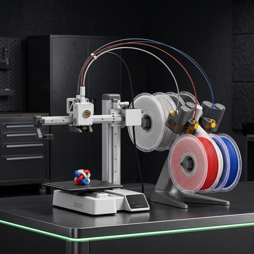 Bambu Lab A1 Mini Combo con AMS Lite | Impresora 3D Multicolor de Alta Velocidad